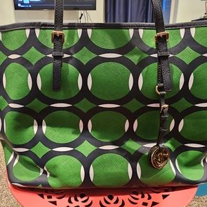 Micheal Kors Coated Canvas Tote